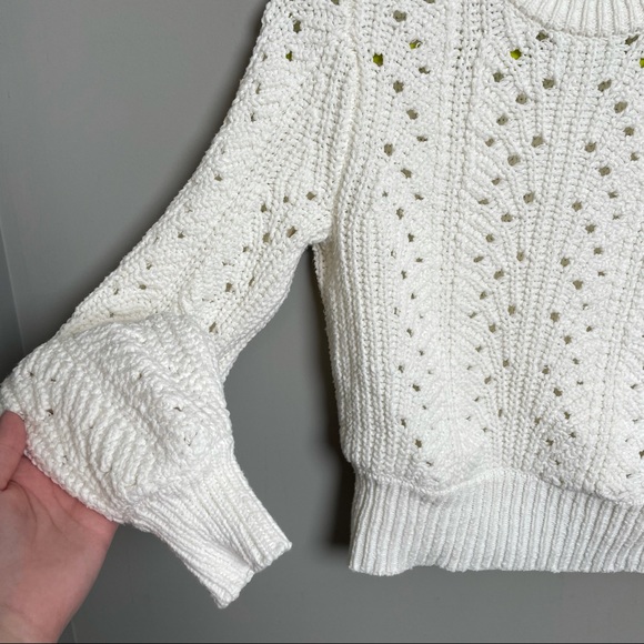 Dynamite White Knit Sweater - Picture 4 of 6
